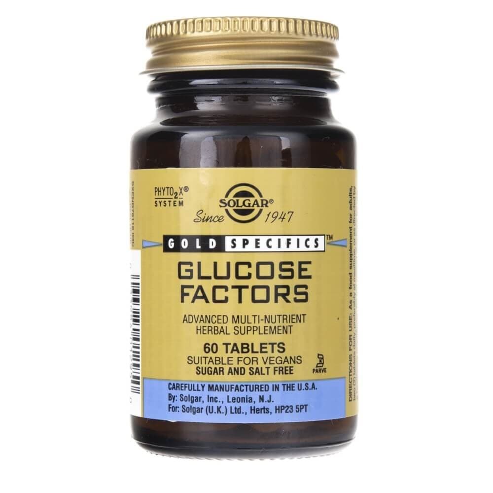 Solgar - Glucose Factors - 60 Tabs