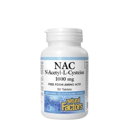 Natural Factors - N-Acetyl-L-Cysteine - 90 Tabs
