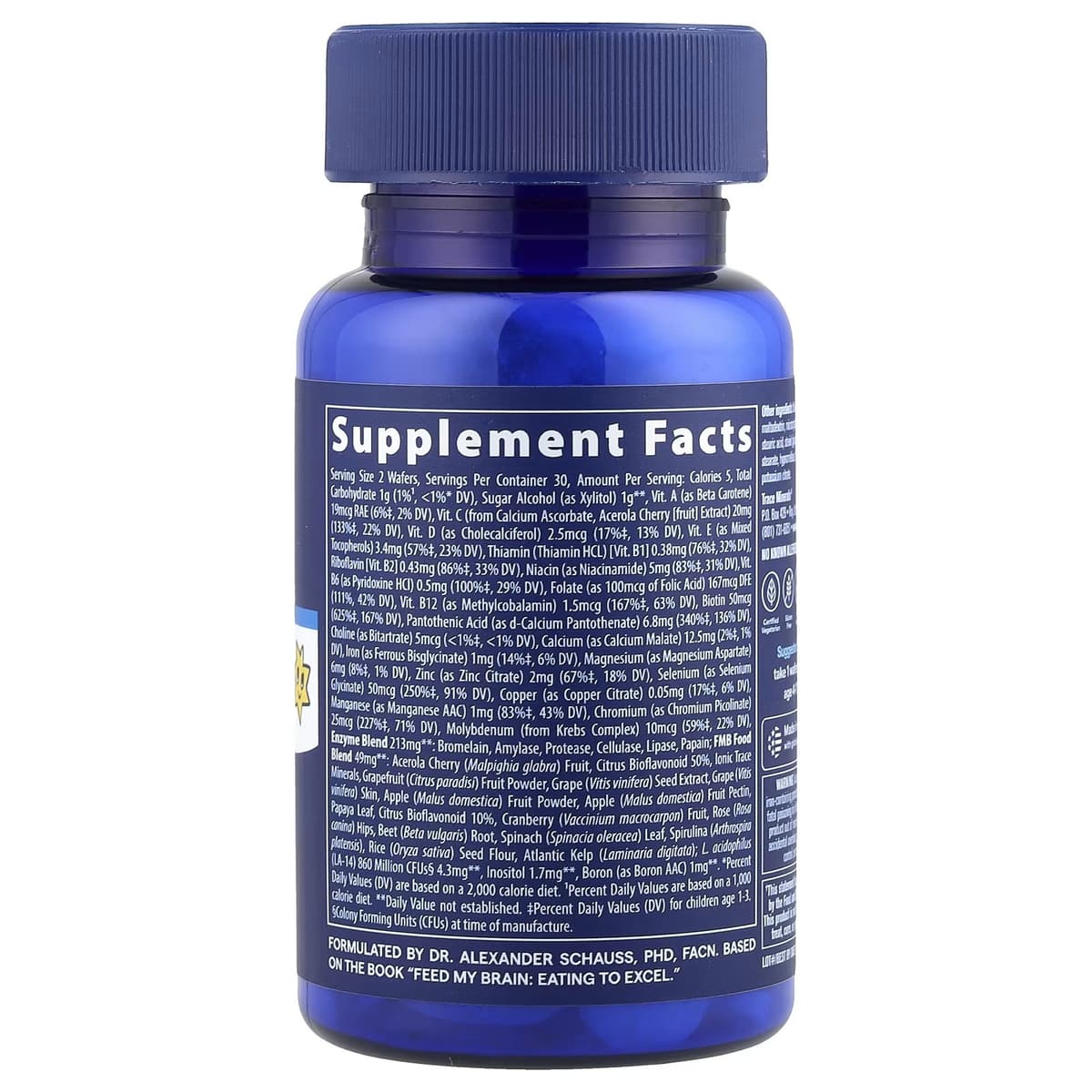 Trace Minerals - Feed My Brain - 60 Gummies Wafers