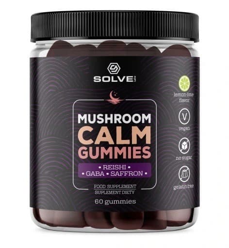 SOLVE! - SolveLabs Mushroom Calm Gummies 60szt - 60 gummies