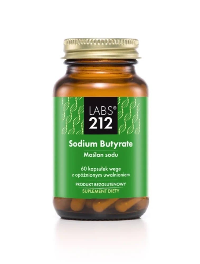 Labs 212 - Sodium Butyrate - 60 Caps – LABS 212 förpackning