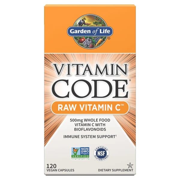 Garden Of Life - Vitamin Code Raw Vitamin C - 120 Vcaps – Garden Of Life förpackning