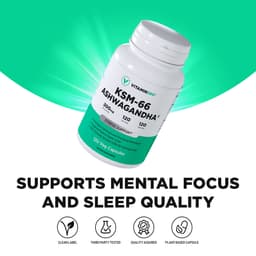 Vitamin360 - KSM-66 Ashwagandha - 120 Vcaps