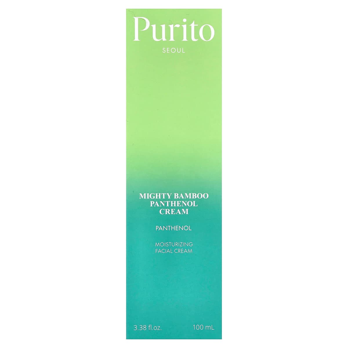 PURITO SEOUL Mighty Bamboo Panthenol Cream 100ml