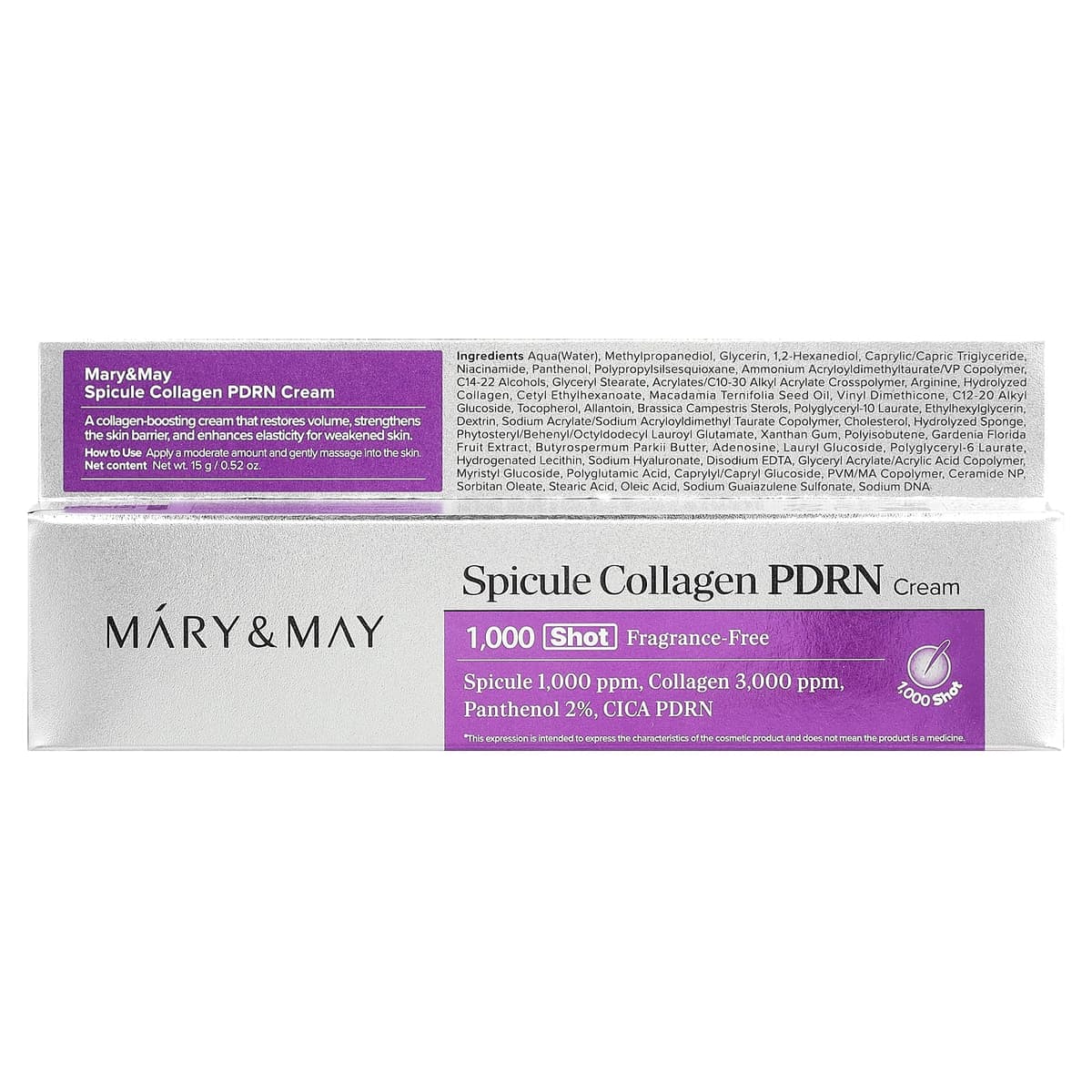 LA ROSE - Mary&May Spicule Collagen PDRN Cream 15 g