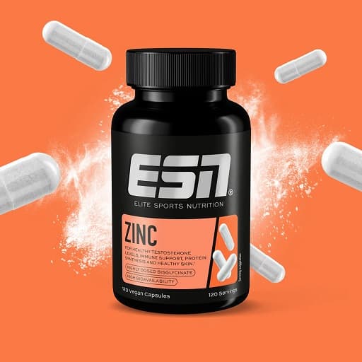 ESN (Elite Sports Nutrition) - Sinkki - 120 kasviskapselia – ESN (Elite Sports Nutrition) pakkaus