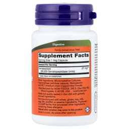 NOW Foods - Serrapeptase - 60 Vcaps