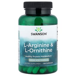 Swanson - L-Arginine & L-Ornithine - 100 Caps