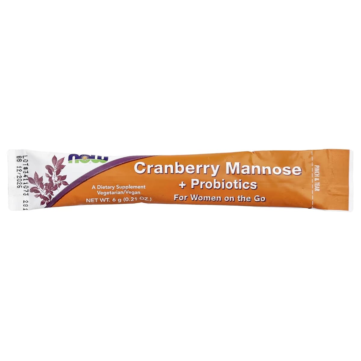 NOW Foods - Cranberry Mannose + Probiotics (24x6g)