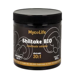 MycoLife - Luomulaatuinen Shiitake-sieniravinne 20:1 100g
