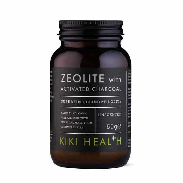 Kiki Health - Zeolite With Activated Charcoal Powder - 60g – Kiki Health förpackning
