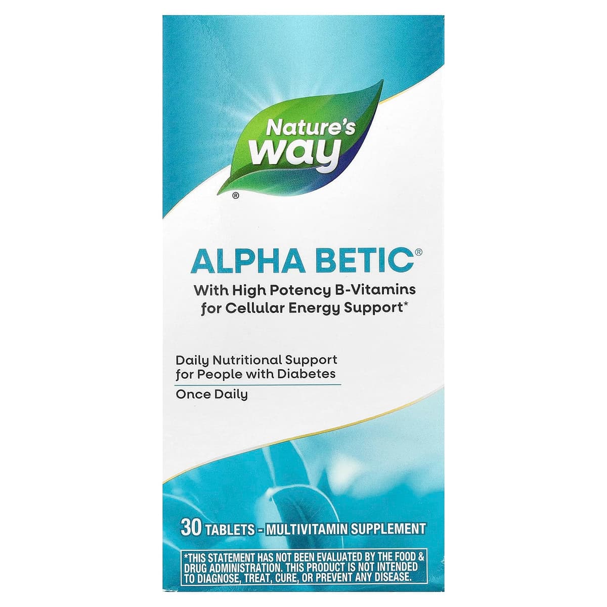 Nature'S Way - Alpha Betic - 30 Tabs