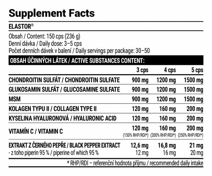 Extrifit Elastor - Joint Guard - 150 Capsules