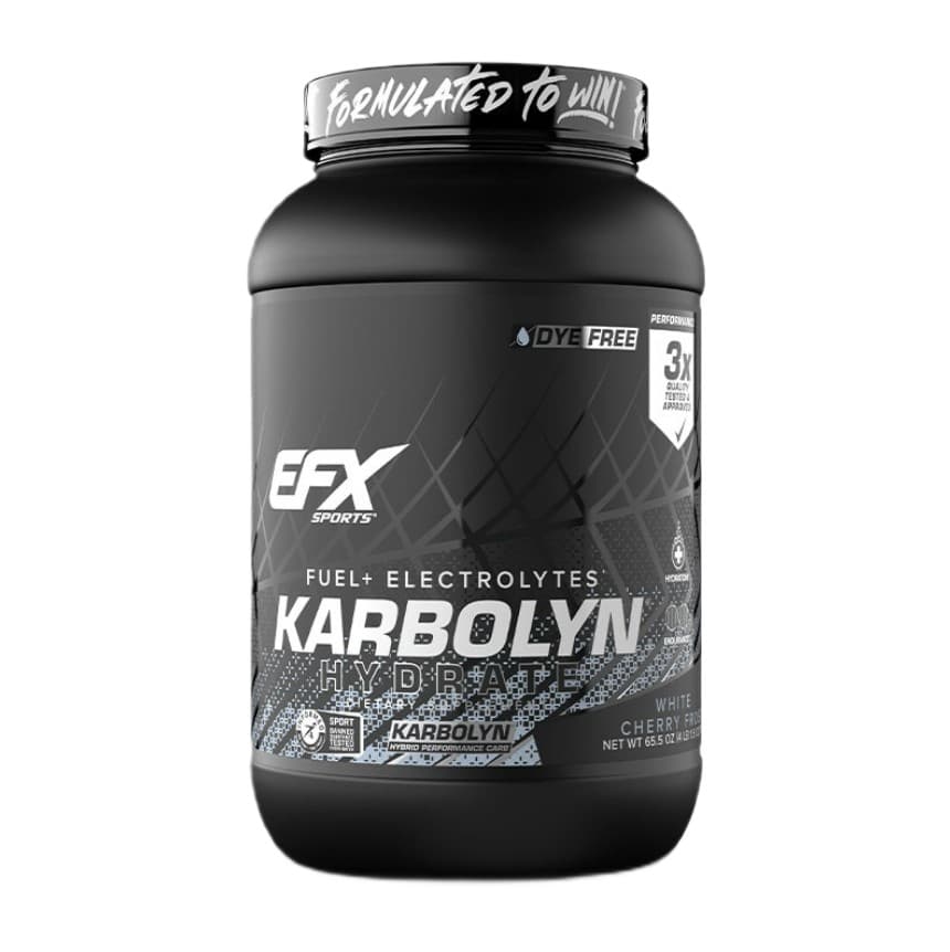 EFX Sports - Carbohydrate Hydrate, White Cherry Frost - 1856g – EFX Sports förpackning