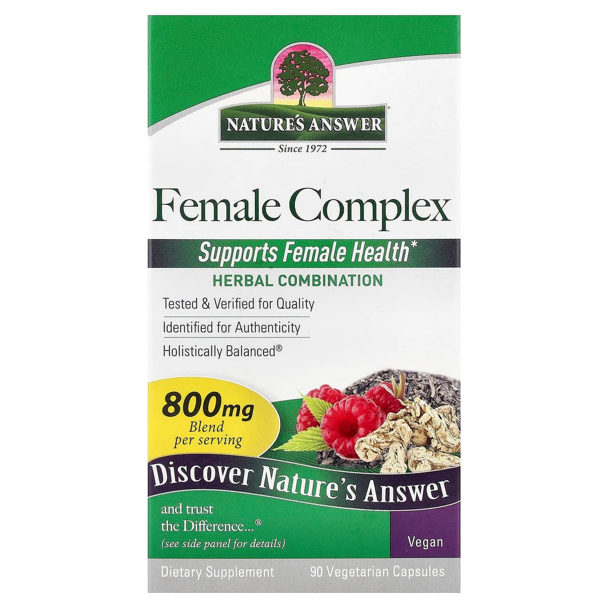 Nature'S Answer Female Complex - 90 Vcaps
