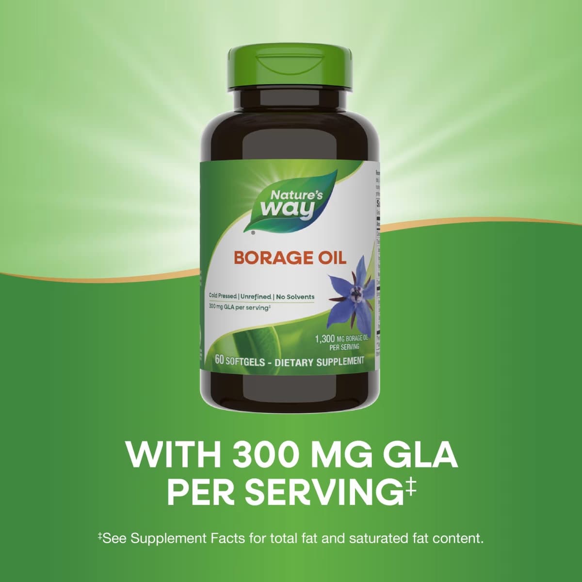 Nature'S Way - Borage Oil - 60 Sgels