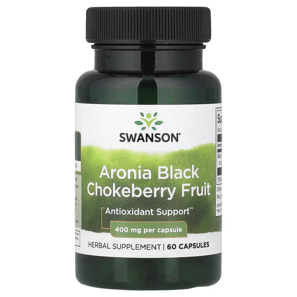 Swanson - Aronia Black Chokeberry Fruit - 60 Caps