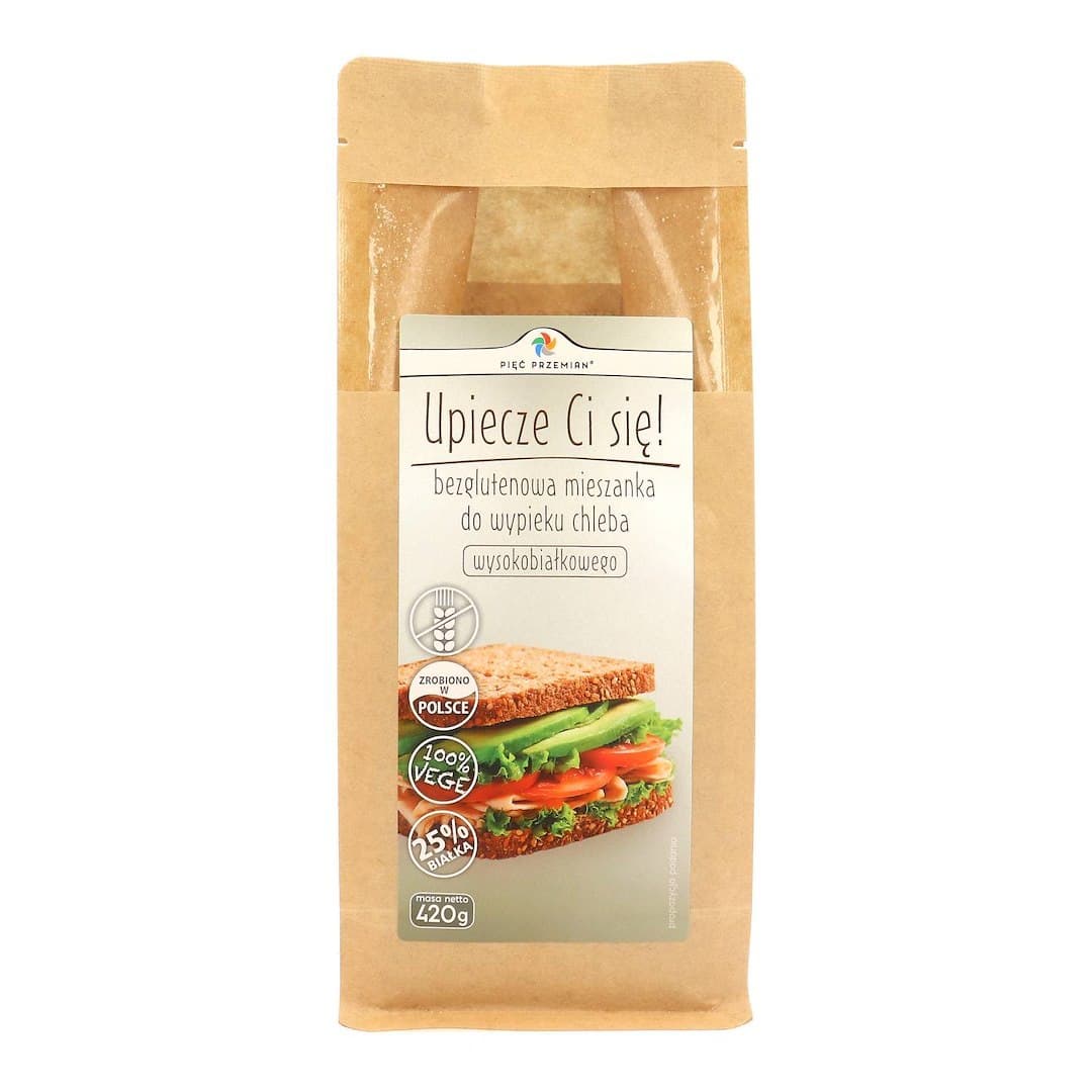 Pięć Przemian - I'Ll Bake It For You! Gluten-Free High-Protein Bread Mix - 420g