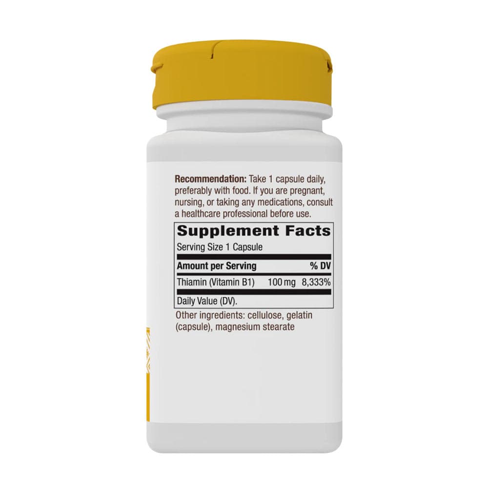 Nature's Way - Vitamin B-1 (Thiamin HCL) - 100 Caps