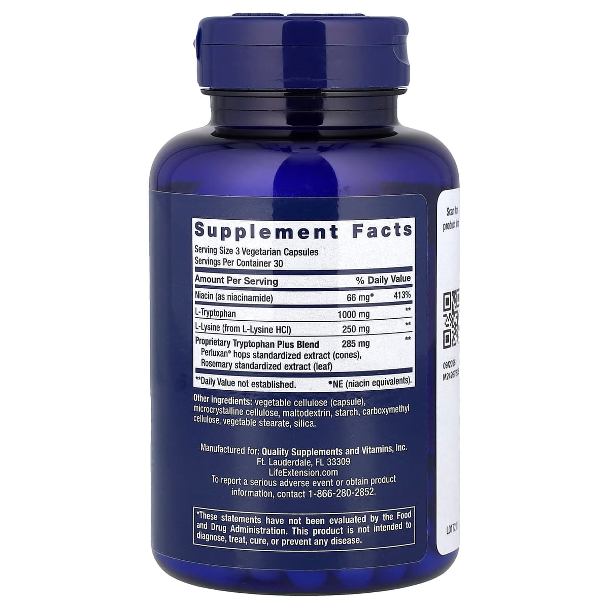 Life Extension - Optimized Tryptophan Plus - 90 Caps