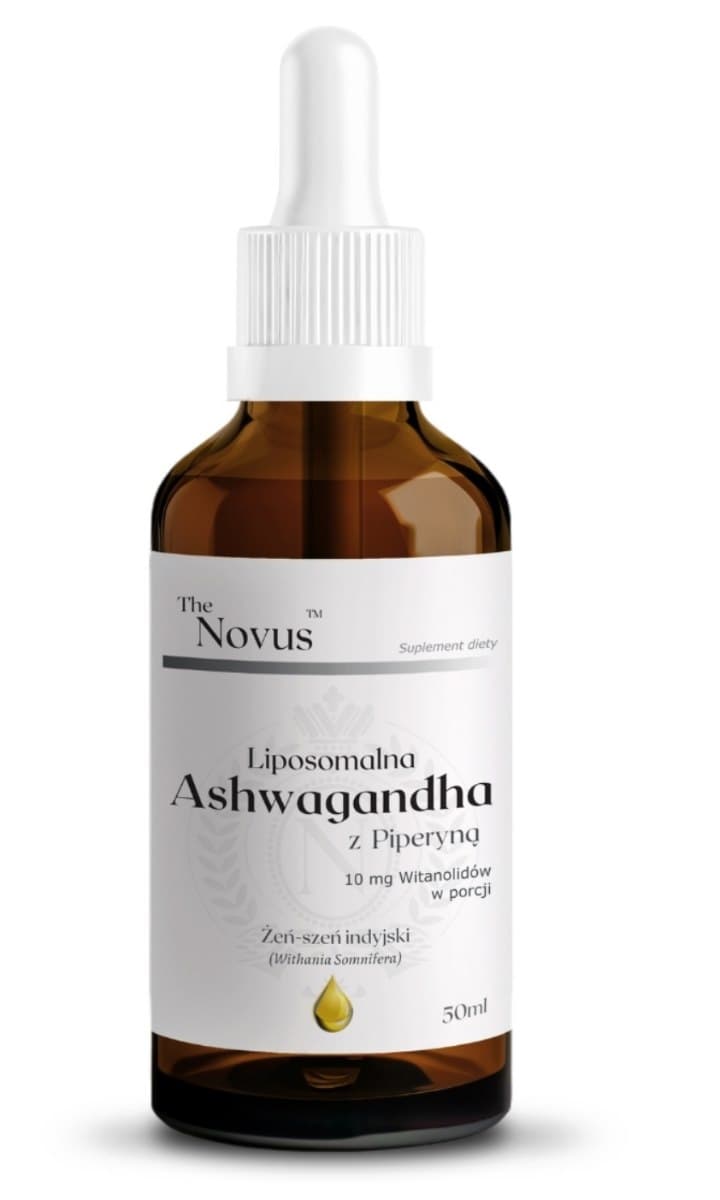 The Novus - Liposomal Ashwagandha with Piperine - 50ml – The Novus förpackning