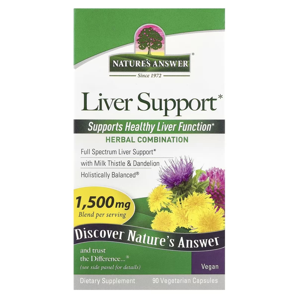 Nature's Answer - Liver Support - 90 Vcaps