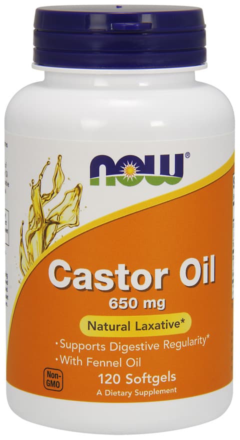 NOW Foods - Castor Oil – NOW Foods förpackning