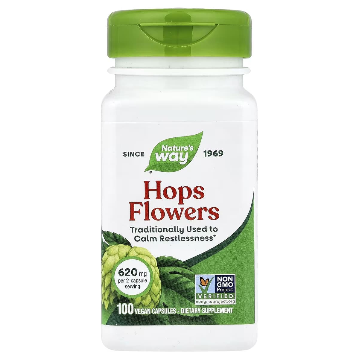 Nature'S Way - Hops Flowers - 30 Caps