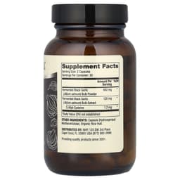 Dr. Mercola - Fermented Black Garlic - 60 Caps