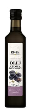 Olvita - Druvkærnolie Koldpresset Uraffineret 250ml