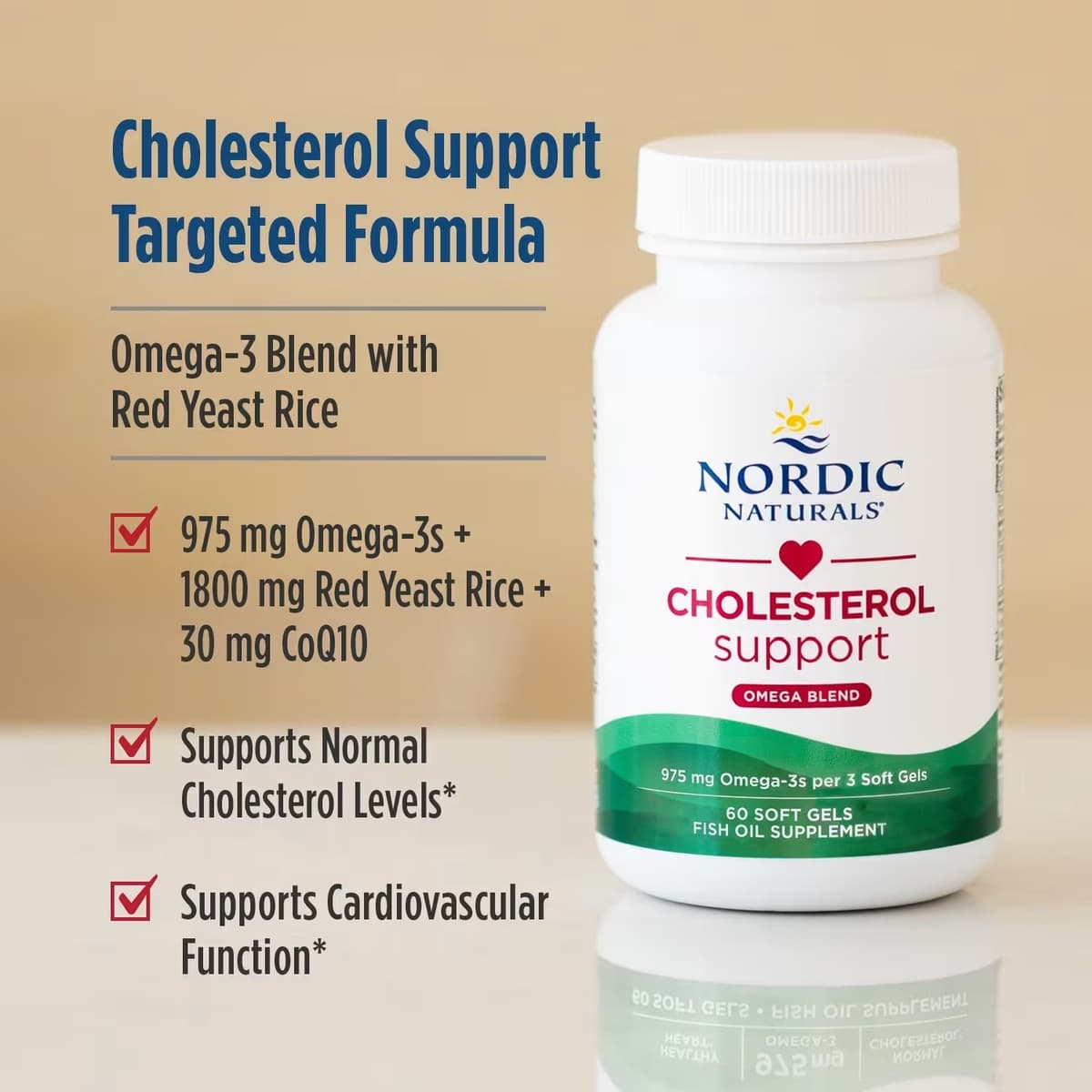 Nordic Naturals - Cholesterol Support - 60 Softgels