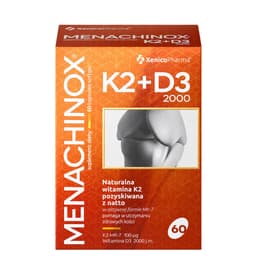 XENICO PHARMA - Menachinox K2+D3 2000 - 60 capsules