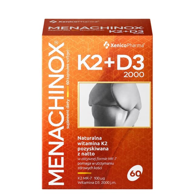 XENICO PHARMA - Menachinox K2+D3 2000 - 60 kapslar – XENICO PHARMA