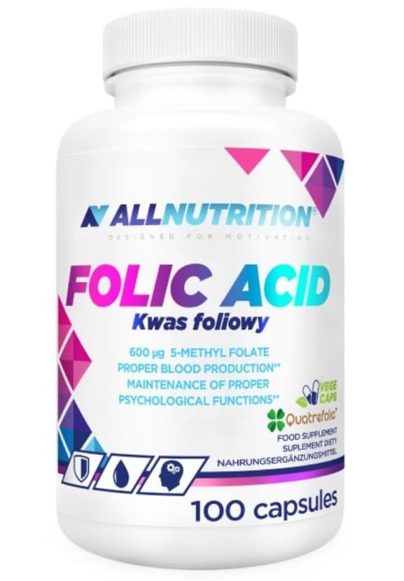 Allnutrition - Folic Acid - 100 capsules