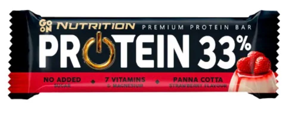 Go On Nutrition - Protein 33% Bar - 50g – Go On Nutrition förpackning