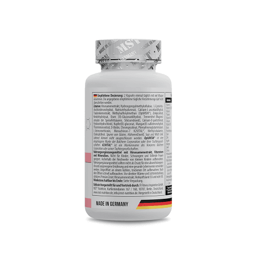 MST - Hirsfröextrakt, vitamin K2 och metylsulfonylmetan med keratin - 60 kapslar