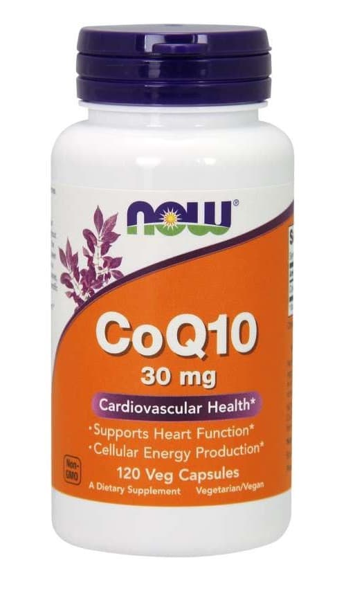 NOW Foods - CoQ10 30mg - 120 Caps – NOW Foods förpackning