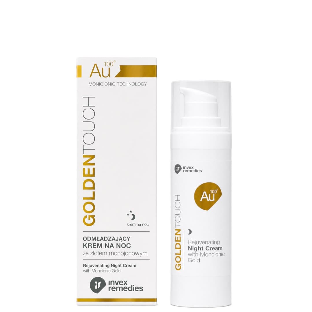 Invex Remedies - Golden Touch Night Cream - 30ml – INVEX REMEDIES förpackning