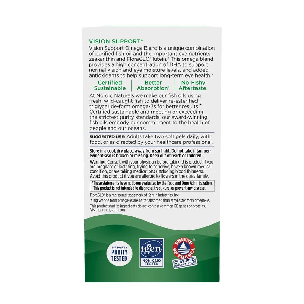 Nordic Naturals - Vision Support - 60 Sgels