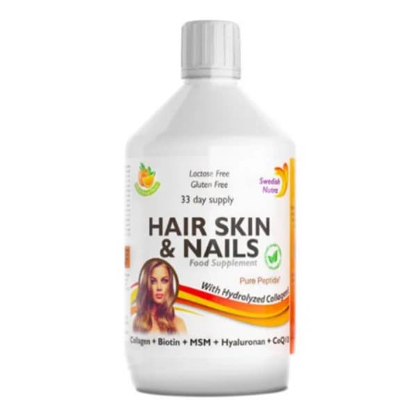 Swedish Natura - Hair Skin & Nails - 500ml – SWEDISH NATURA förpackning