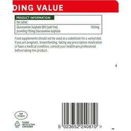Nature's Aid - Glucosamine Sulphate 1500mg - 90 Tabs