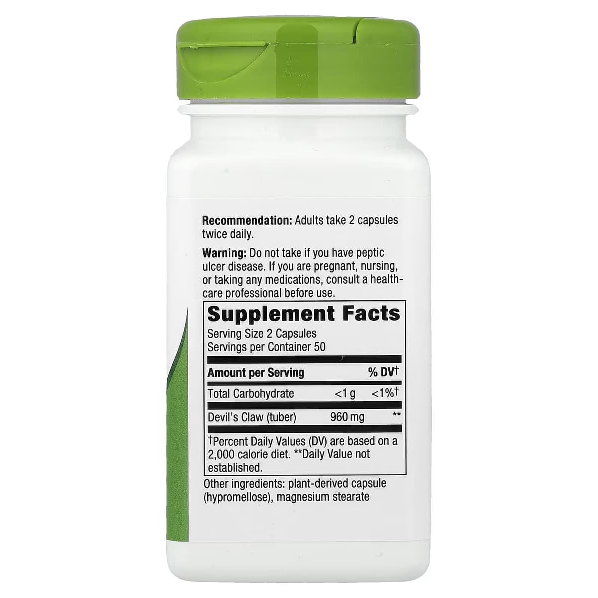 Nature'S Way - Devil'S Claw Secondary Root - 100 Caps