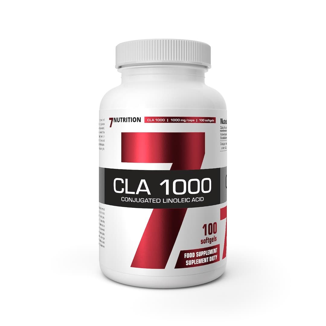 7NUTRITION CLA 1000 mg (100 soflgels) – 7 Nutrition förpackning