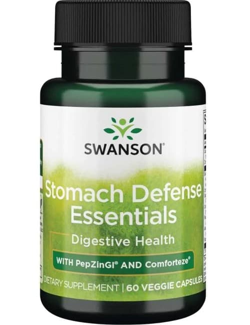 Swanson - Stomach Defense Essentials - 60 Vcaps – Swanson förpackning