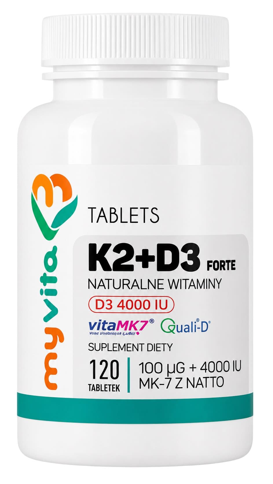 Myvita - Vitamin K2 + D3 – MyVita förpackning