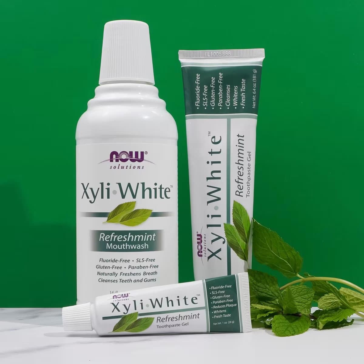 NOW Foods - Xyli White Refreshmint Mundskyl - 473ml