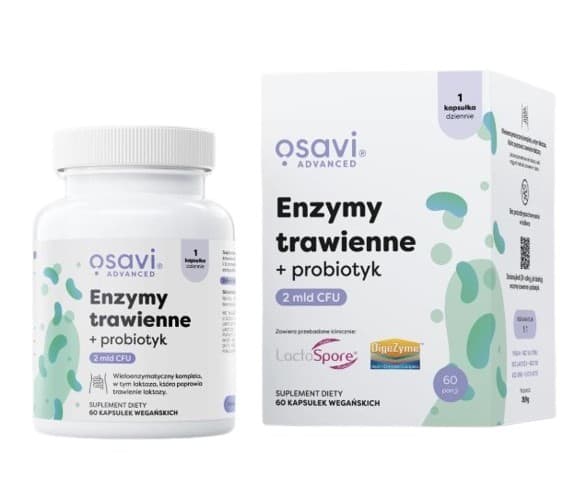 Osavi - Digestive Enzymes + Probiotic – Osavi förpackning