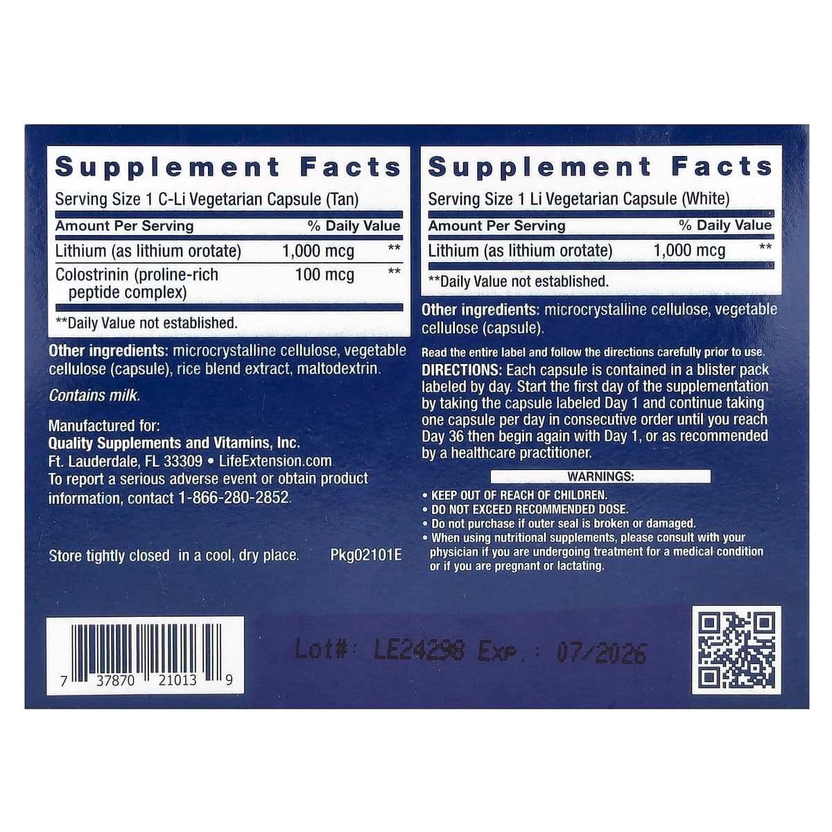Life Extension - Memory Protect - 36 Vcaps