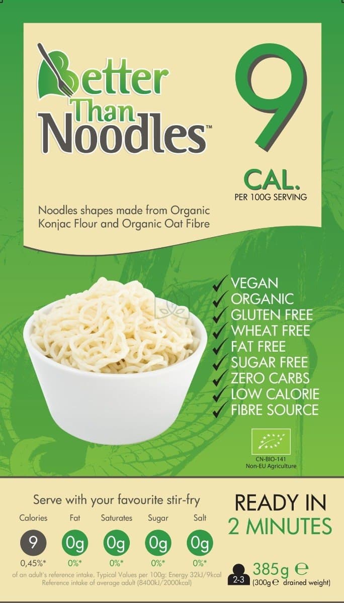 Better Than Foods - Organic Konjac Noodles - 385g