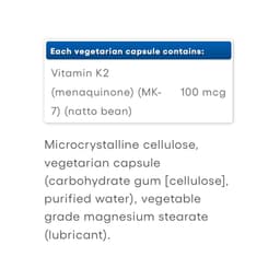 Natural Factors - Vitamin K2 - 180+150 Vcaps (Bonus Size)